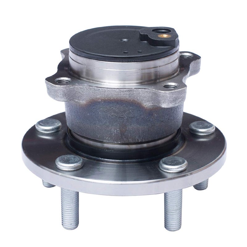 AUQDD 512347 x2 (For FWD and 4-Wheel ABS) Rear Wheel Hub and Bearing Assembly Compatible With 2004-2013 Mazda 3,2006-2013 Mazda 5 [5 Lug Hub W/ABS] - Image 2
